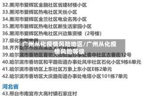 广州从化疫情风险地区/广州从化疫情风险等级