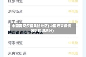 中国再现疫情风险地区(中国近来疫情风险区域划分)