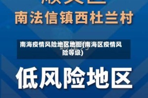 南海疫情风险地区地图(南海区疫情风险等级)