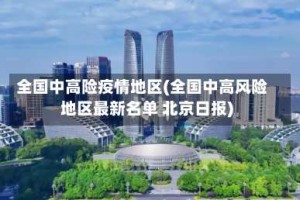 全国中高险疫情地区(全国中高风险地区最新名单 北京日报)