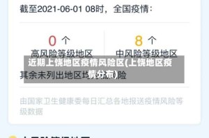 近期上饶地区疫情风险区(上饶地区疫情分布)