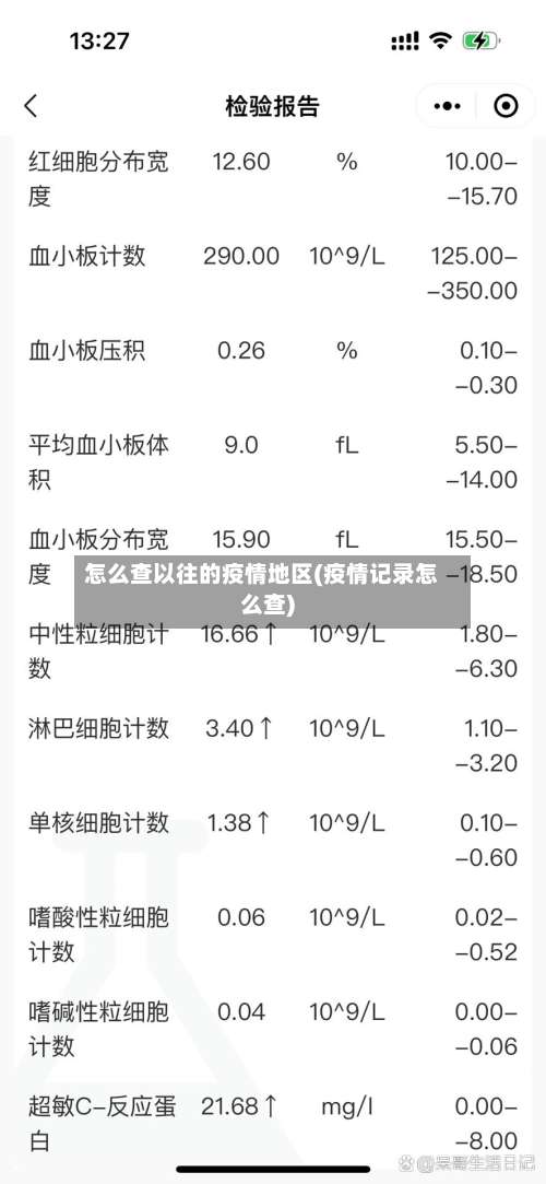 怎么查以往的疫情地区(疫情记录怎么查)-第2张图片