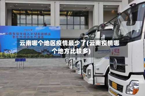云南哪个地区疫情最少了(云南疫情哪个地方比较多)-第2张图片
