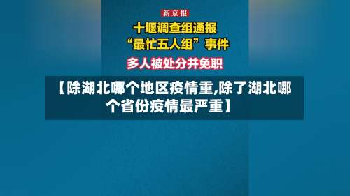 【除湖北哪个地区疫情重,除了湖北哪个省份疫情最严重】-第3张图片