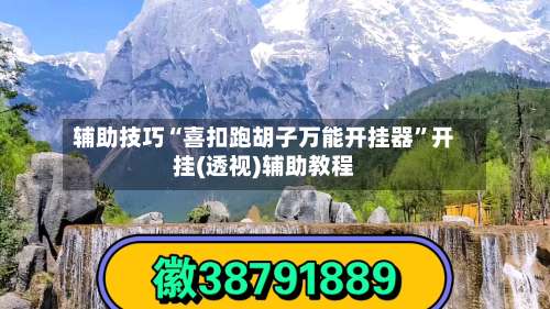 辅助技巧“喜扣跑胡子万能开挂器	”开挂(透视)辅助教程-第1张图片
